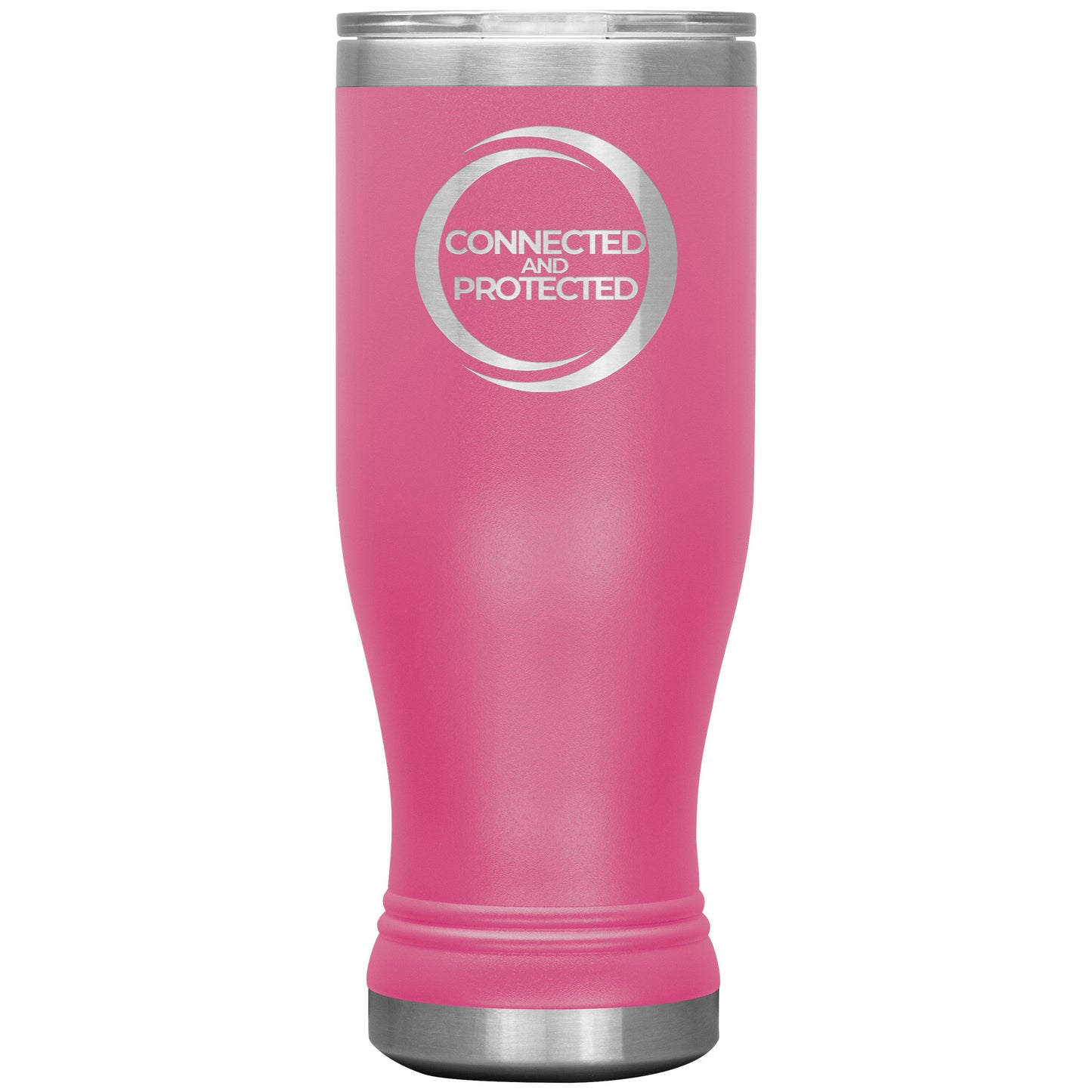 Connected And Protected-20oz BOHO Insulated Tumbler