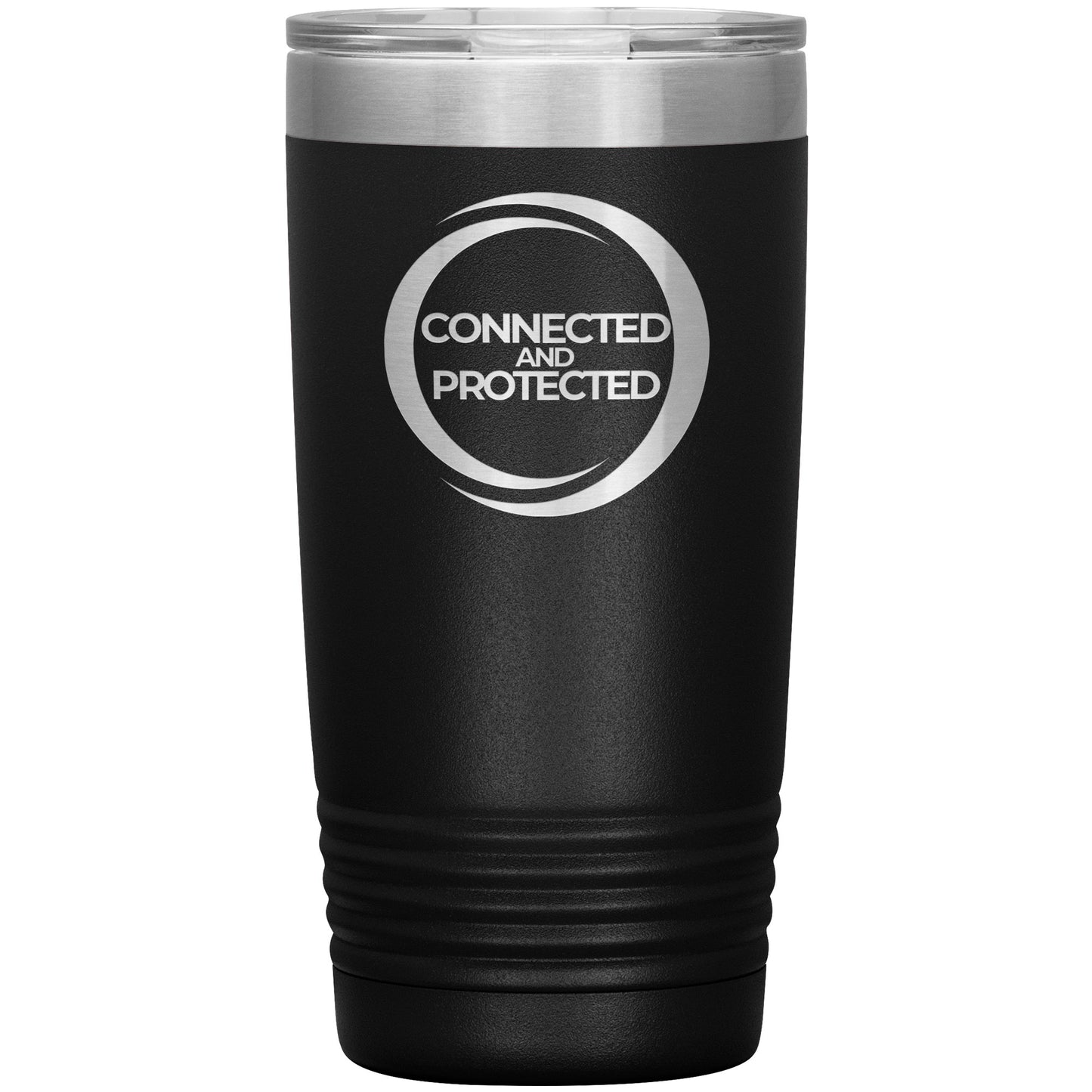 Connected And Protected-20oz Insulated Tumbler
