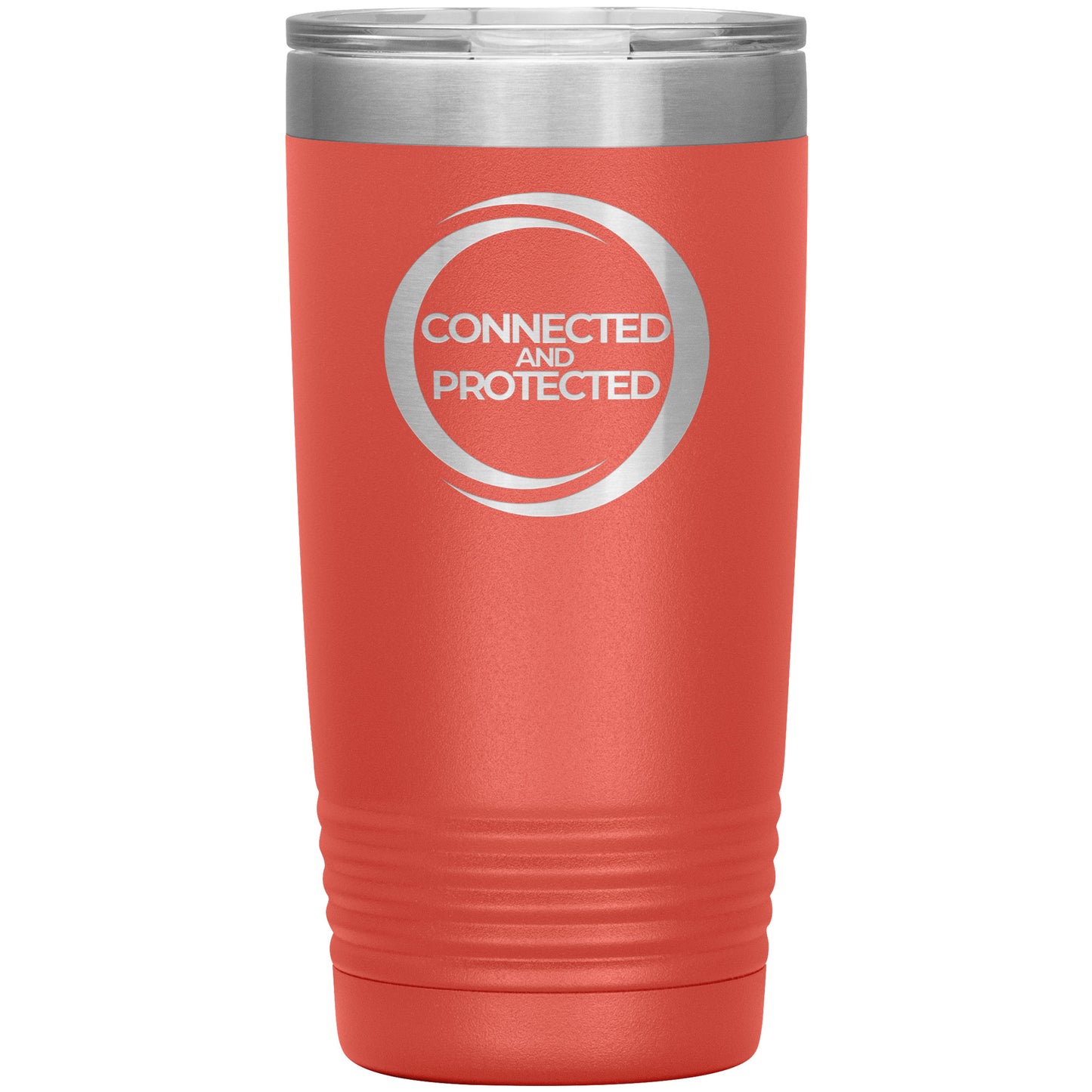 Connected And Protected-20oz Insulated Tumbler