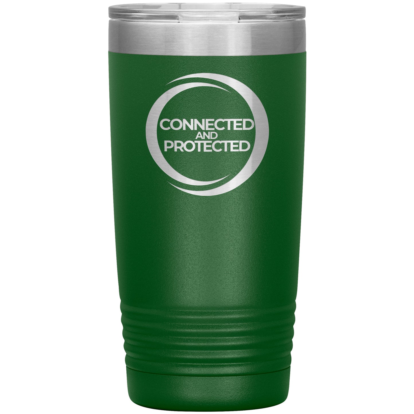 Connected And Protected-20oz Insulated Tumbler