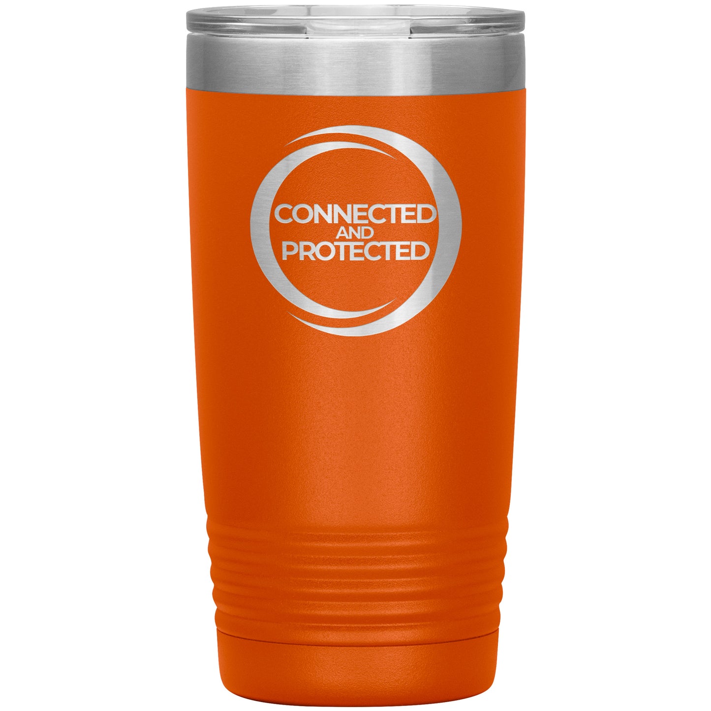 Connected And Protected-20oz Insulated Tumbler