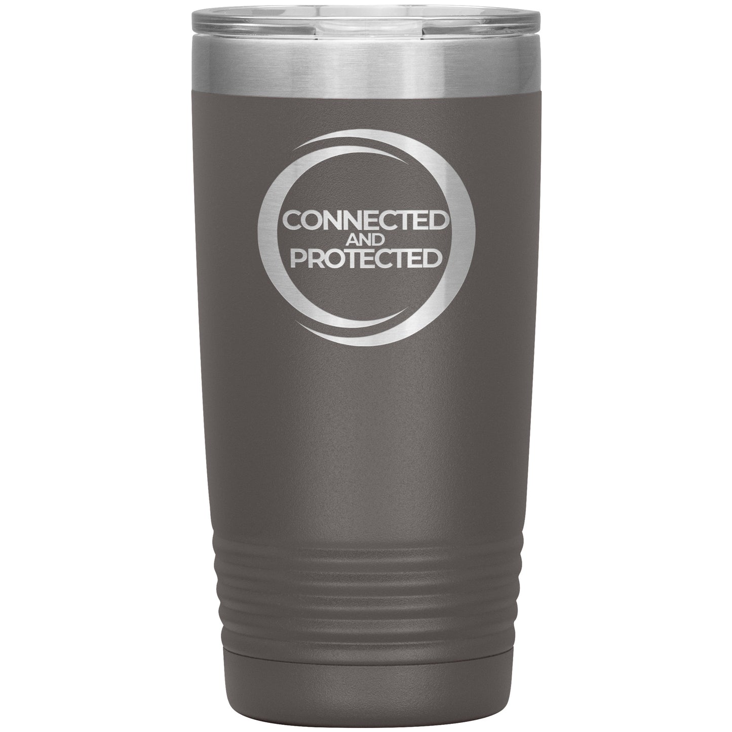 Connected And Protected-20oz Insulated Tumbler