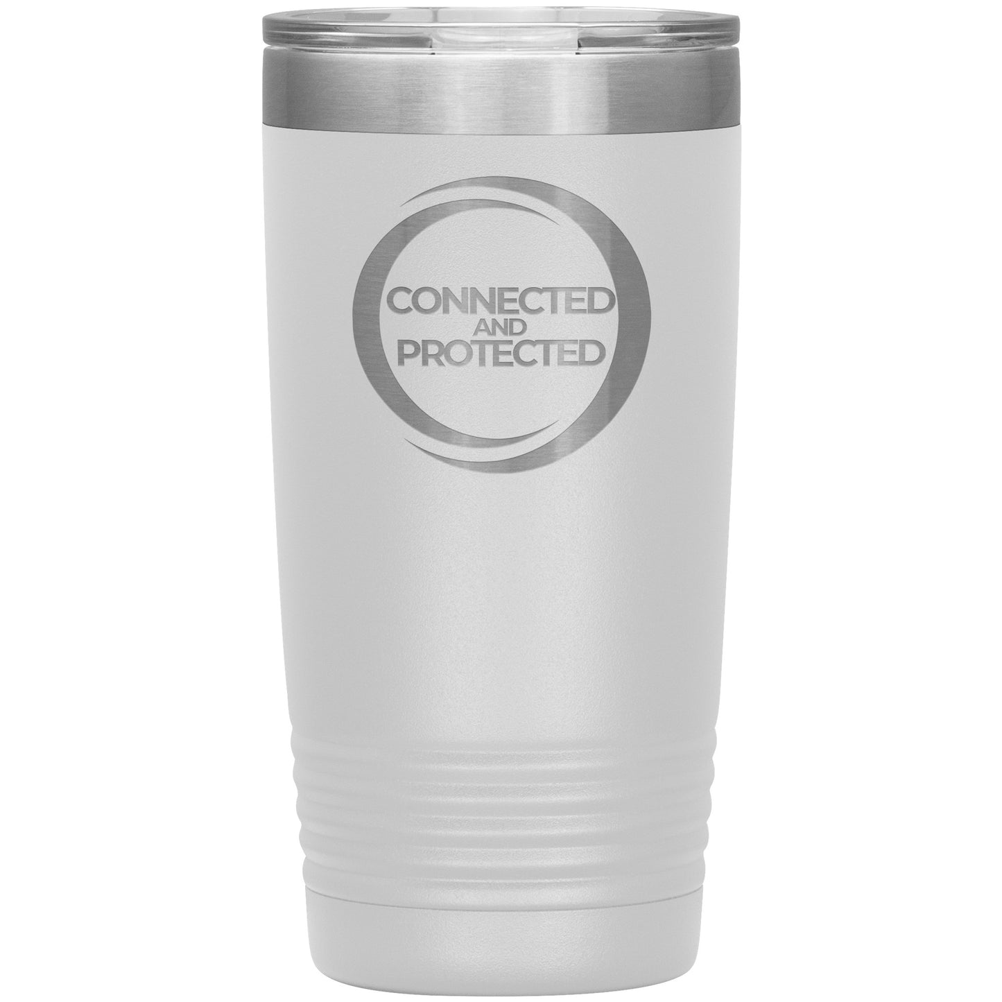 Connected And Protected-20oz Insulated Tumbler