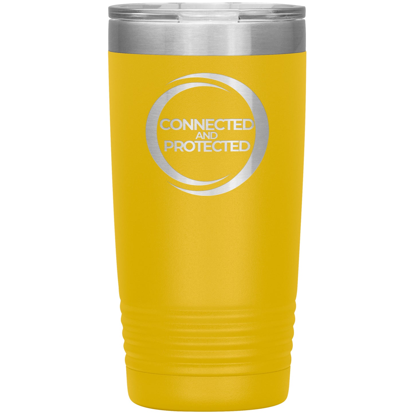 Connected And Protected-20oz Insulated Tumbler
