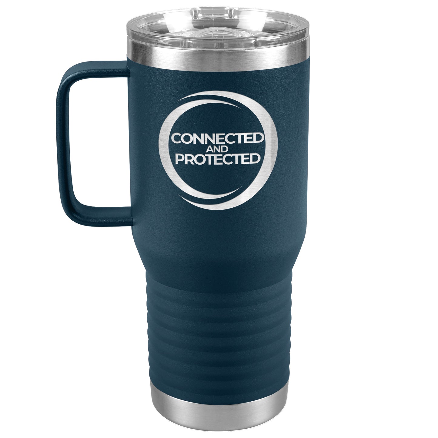 Connected And Protected-20oz Travel Tumbler