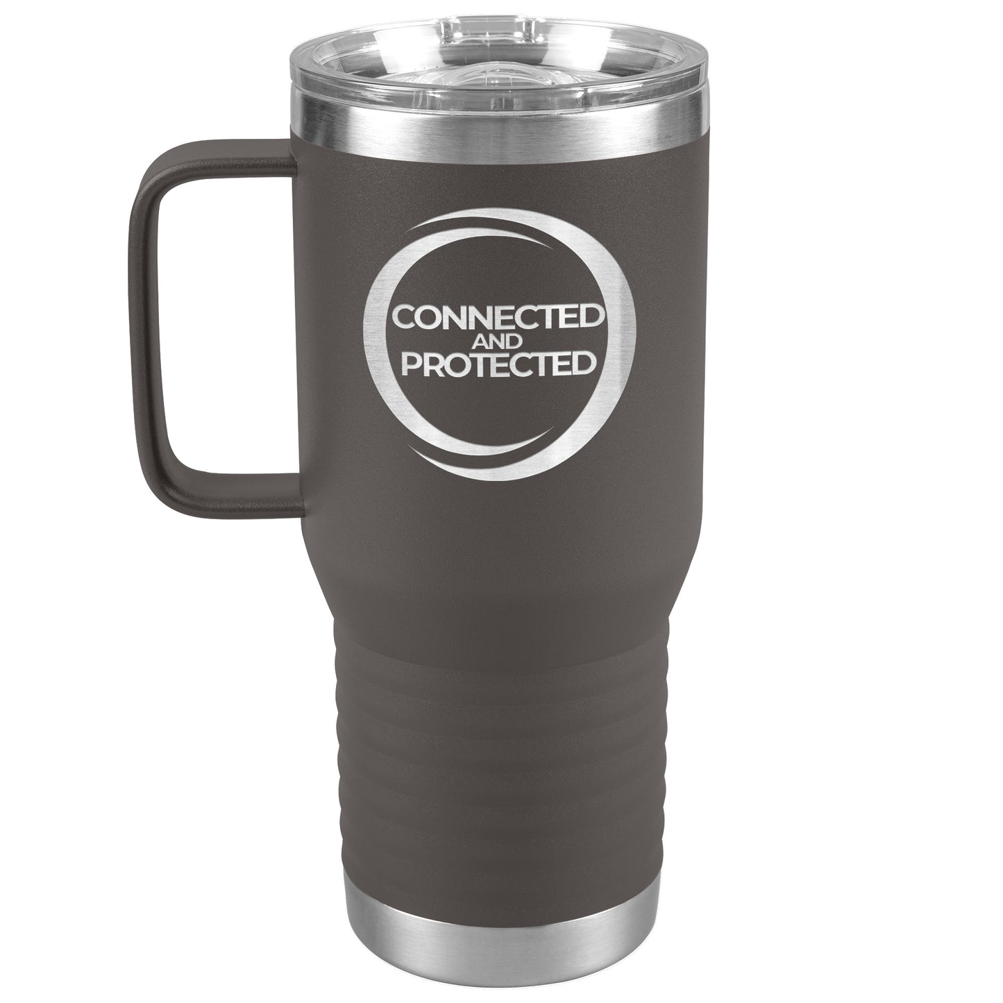 Connected And Protected-20oz Travel Tumbler