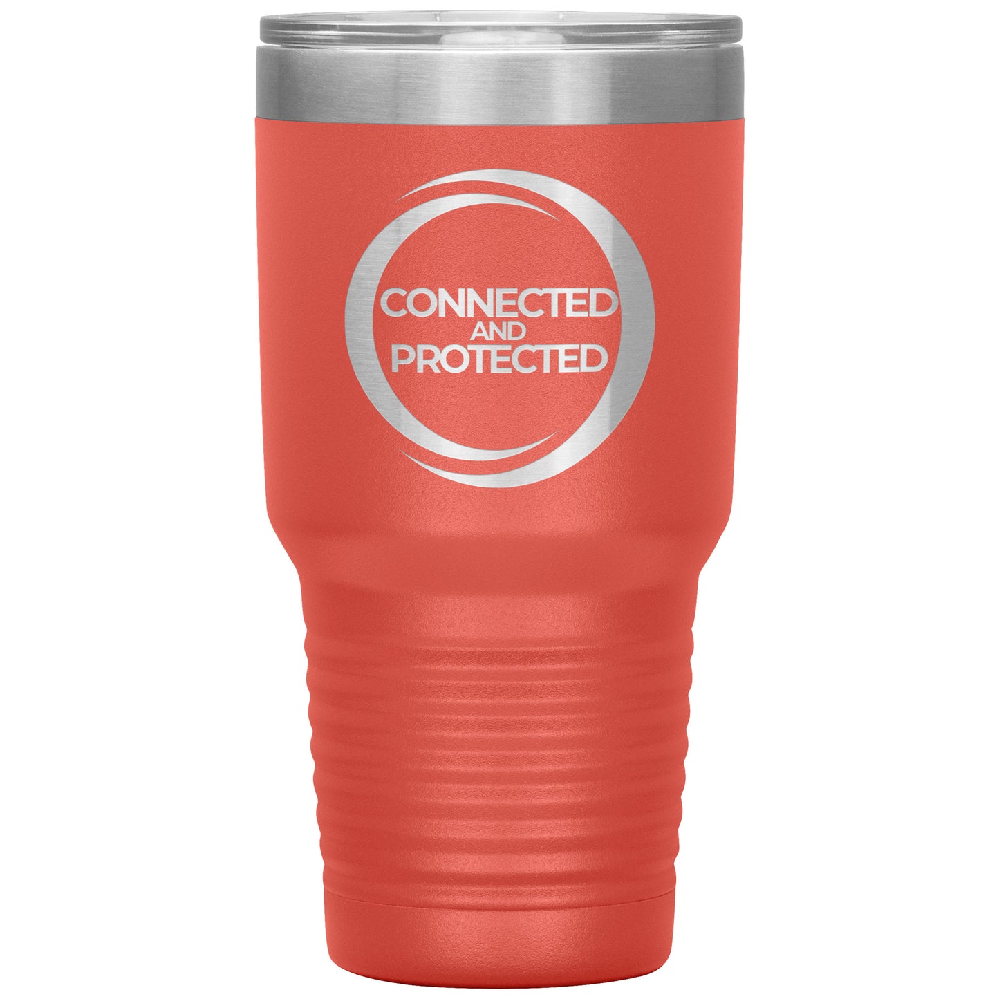 Connected And Protected-30oz Insulated Tumbler