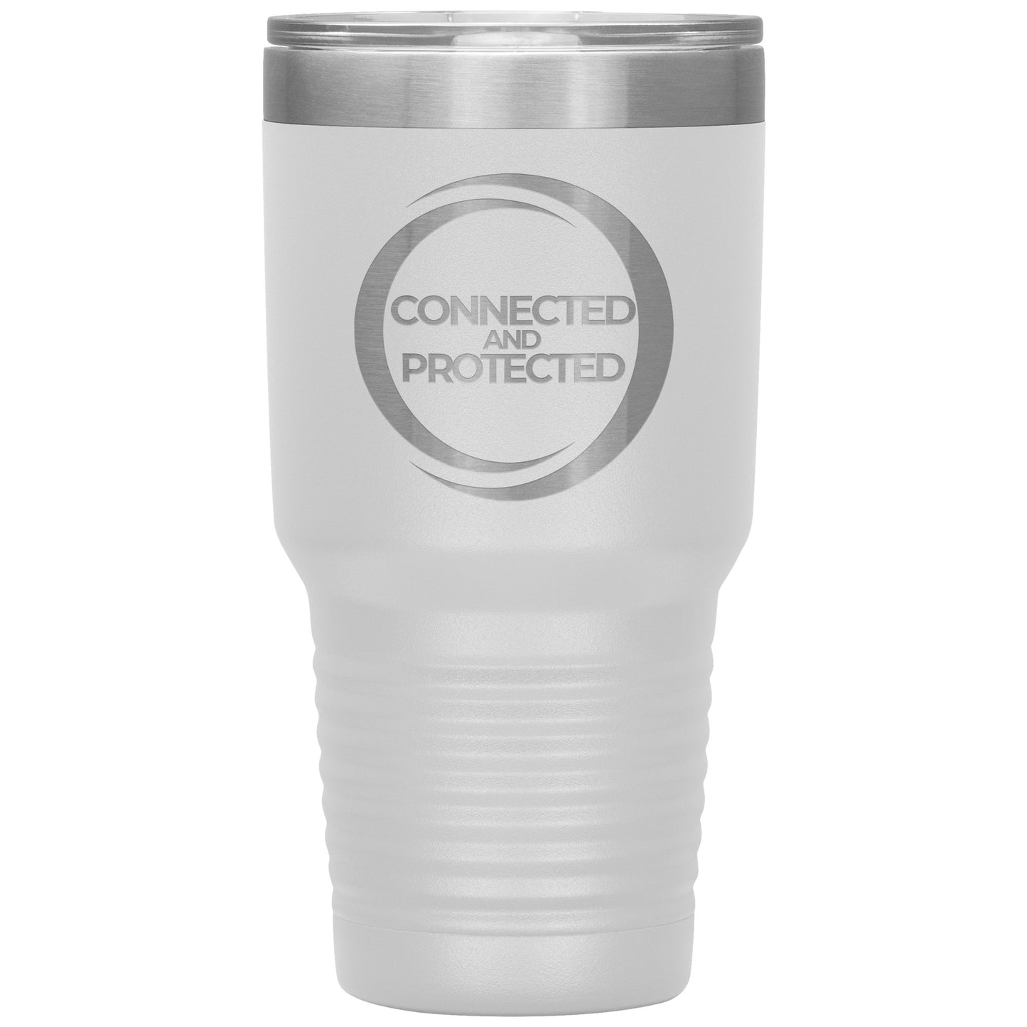Connected And Protected-30oz Insulated Tumbler