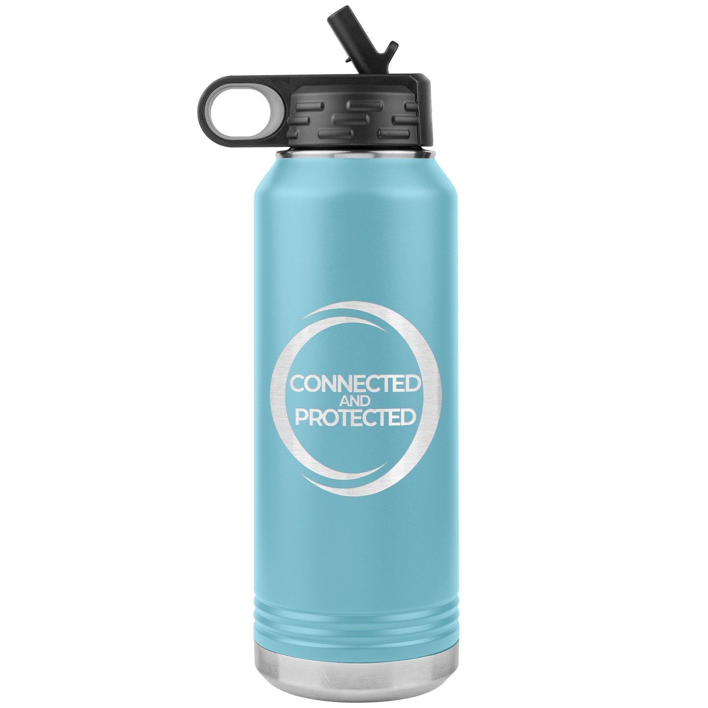 Connected And Protected-32oz Water Bottle Insulated