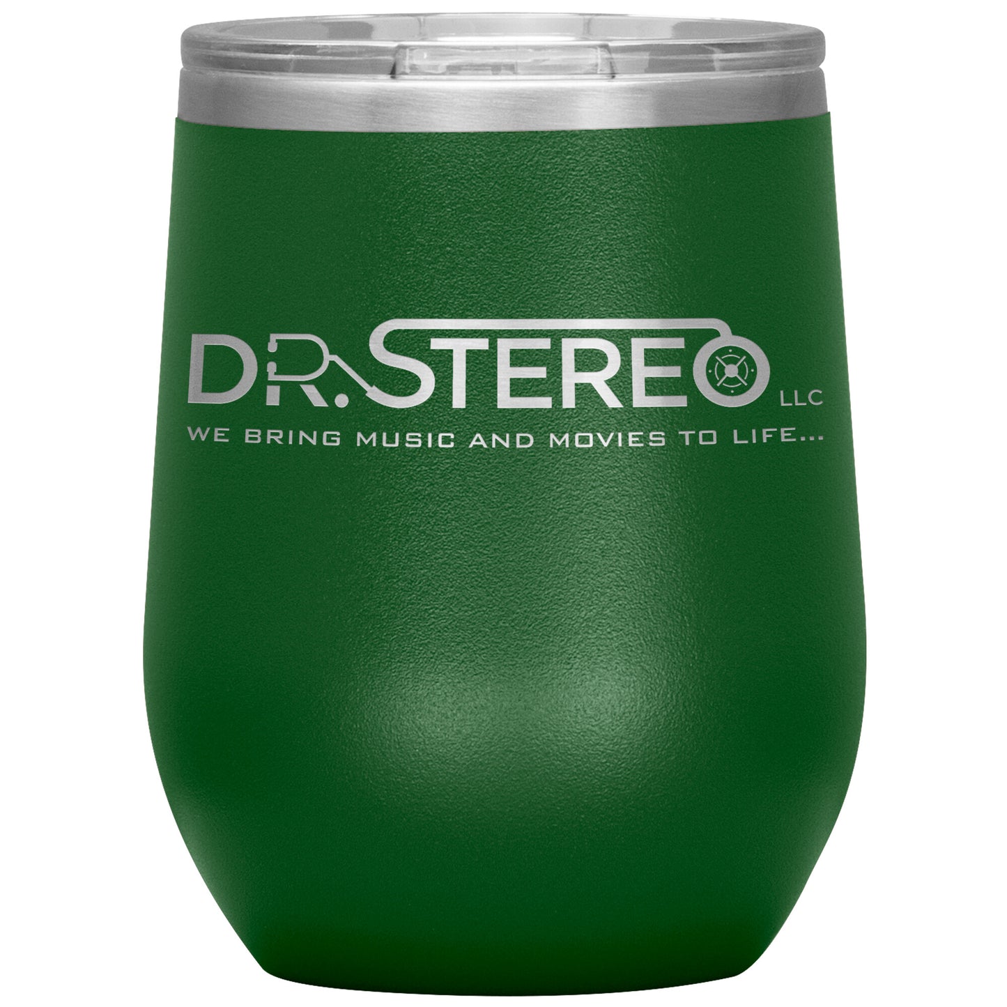 Dr. Stereo-12oz Insulated Wine Tumbler