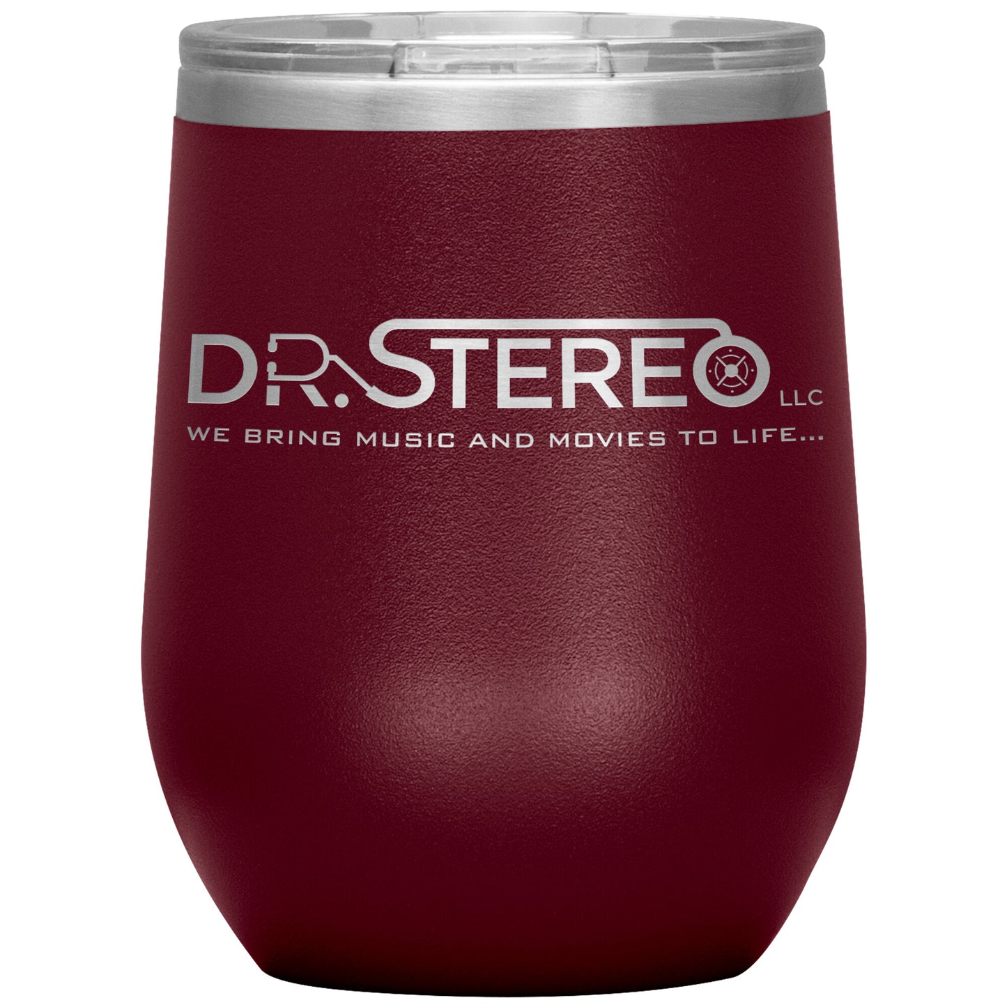 Dr. Stereo-12oz Insulated Wine Tumbler