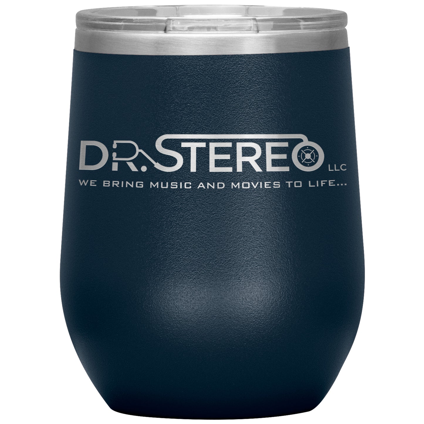 Dr. Stereo-12oz Insulated Wine Tumbler