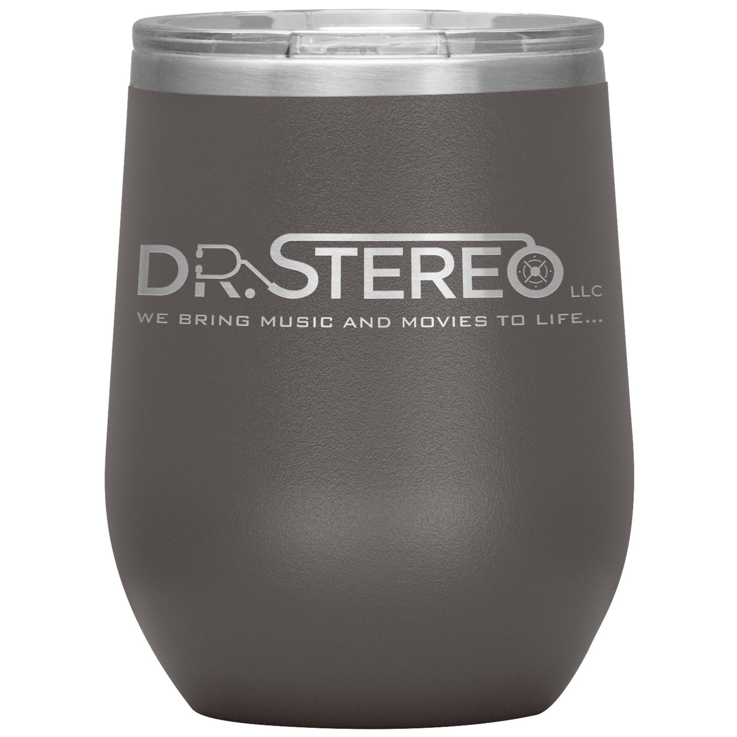 Dr. Stereo-12oz Insulated Wine Tumbler