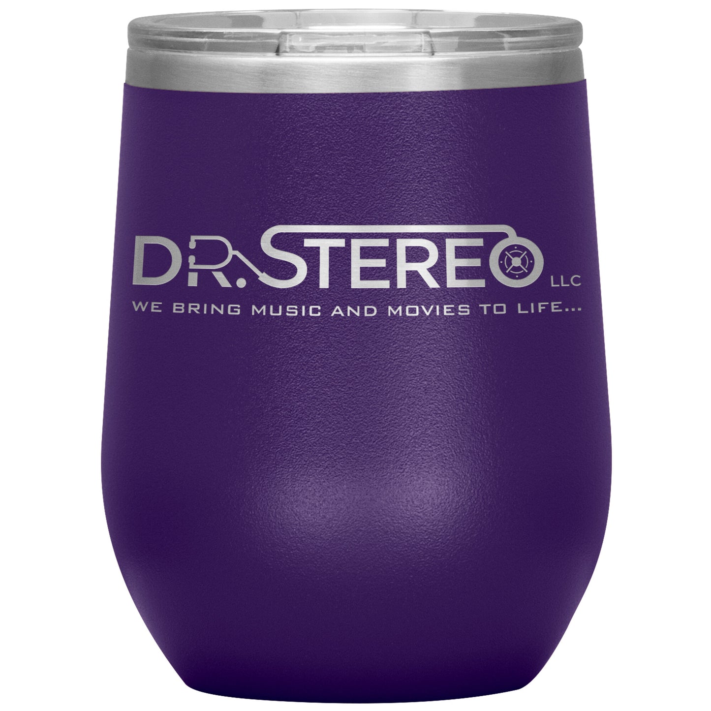 Dr. Stereo-12oz Insulated Wine Tumbler