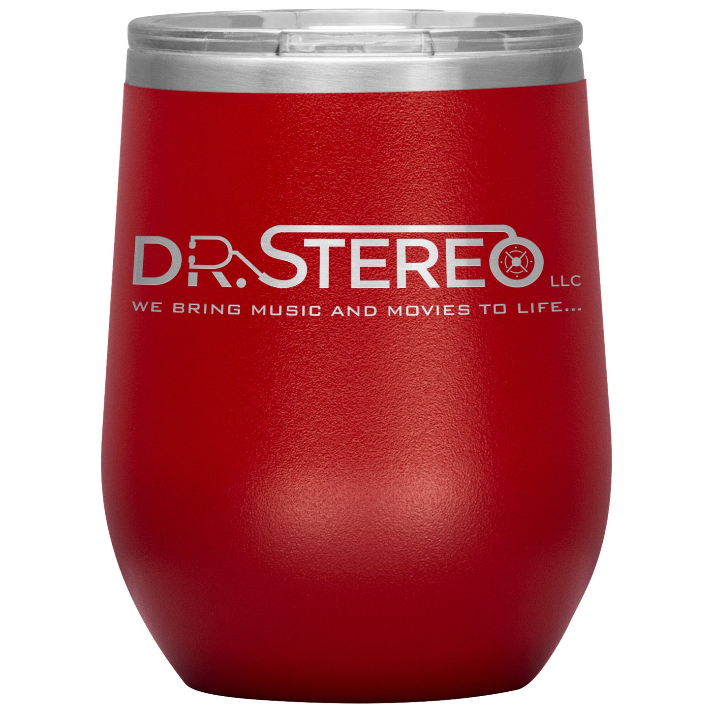 Dr. Stereo-12oz Insulated Wine Tumbler