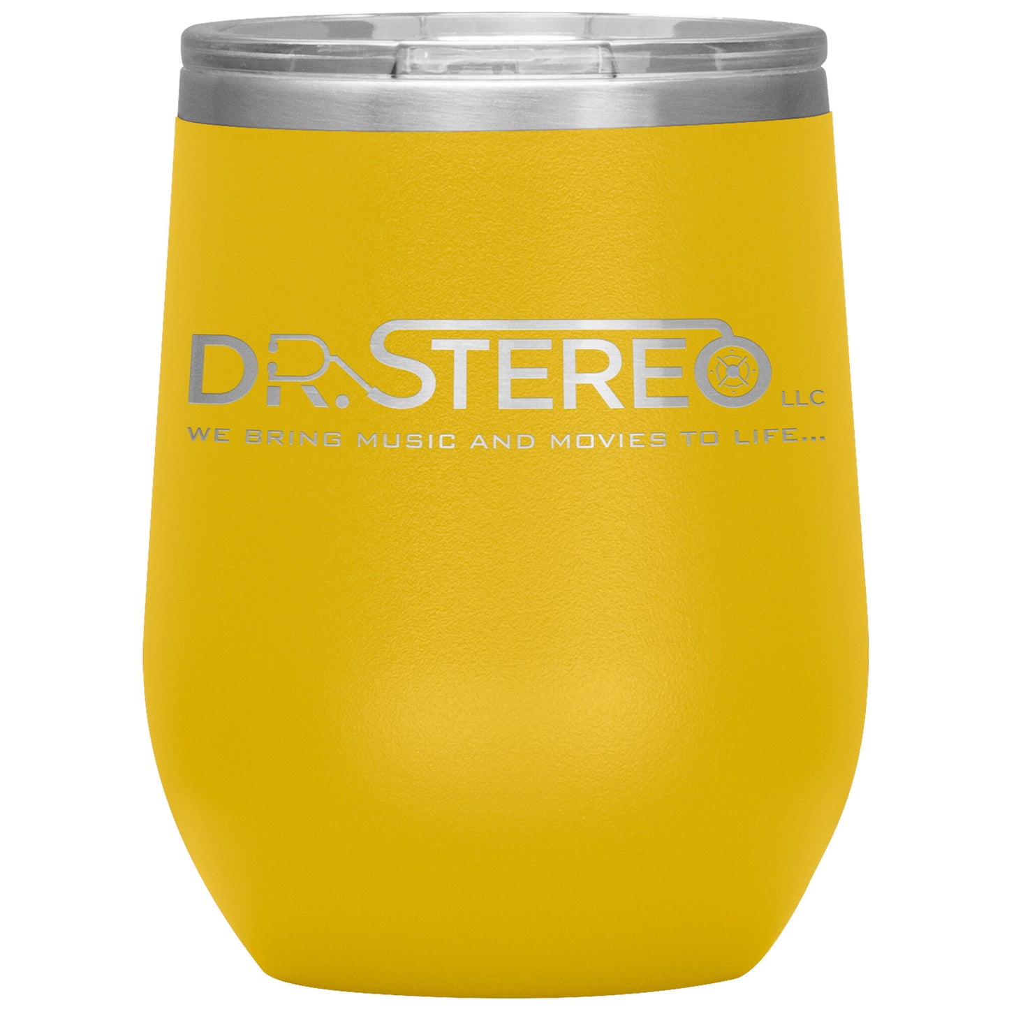 Dr. Stereo-12oz Insulated Wine Tumbler