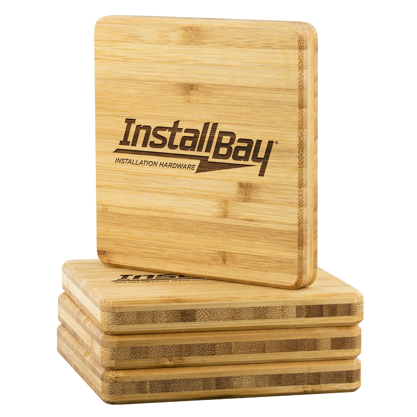 Install Bay-Bamboo Coaster - 4pc