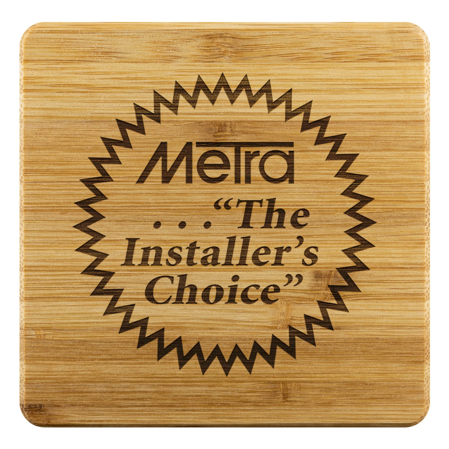 Metra 70’s M Retro-Bamboo Coaster - 4pc