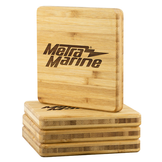 Metra Marine-Bamboo Coaster - 4pc
