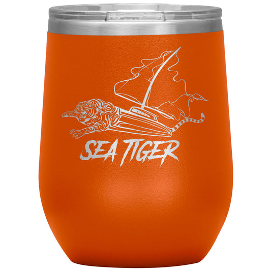Sea Tiger-16 oz Wine Tumbler