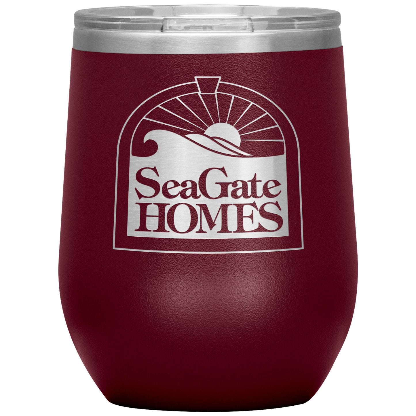Seagate Homes-12oz Insulated Wine Tumbler