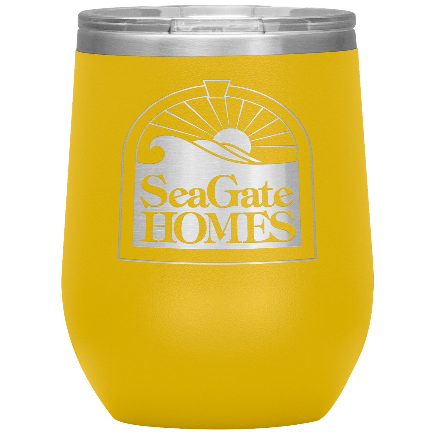 Seagate Homes-12oz Insulated Wine Tumbler