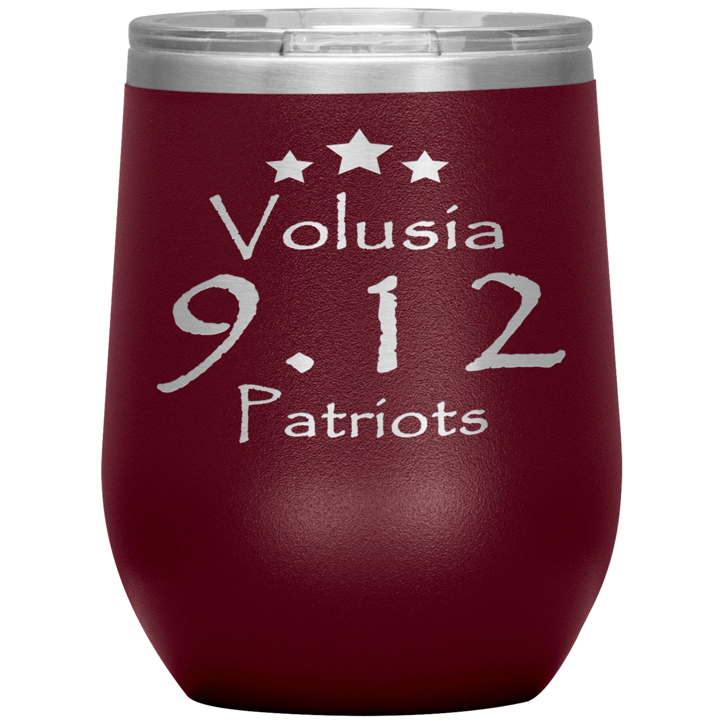 Volusia 912 Patriots-12oz Wine Insulated Tumbler