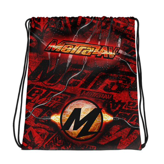 MetraAV High Voltage-Drawstring bag