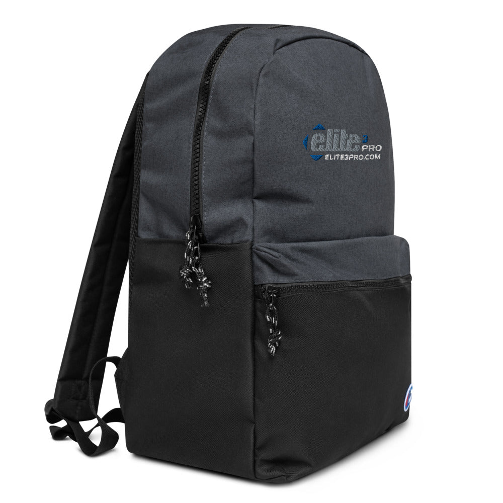 Elite3Pro-Embroidered Champion Backpack