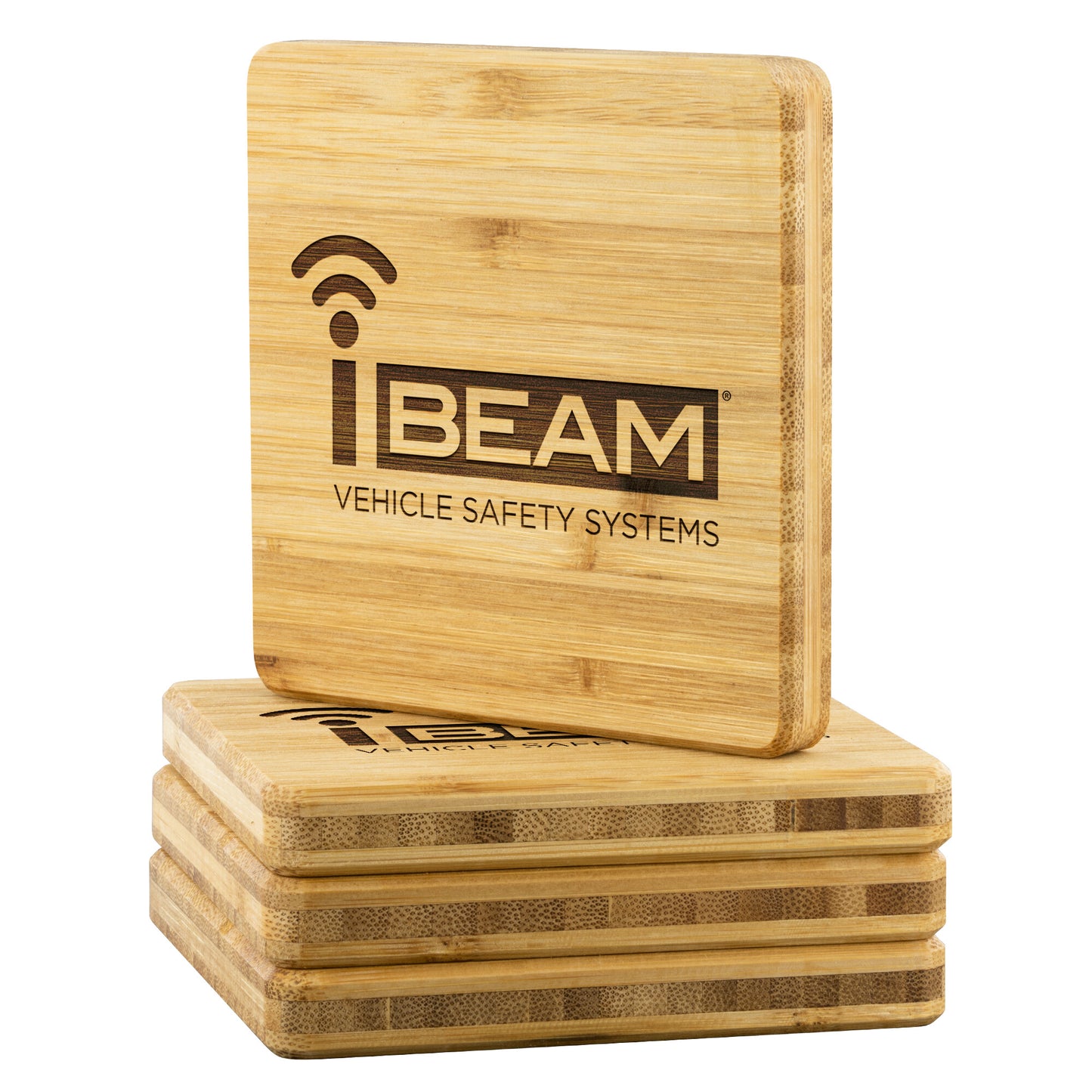 iBEAM-Bamboo Coaster - 4pc