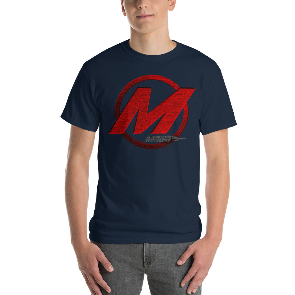 Metra M's Red-Short Sleeve T-Shirt
