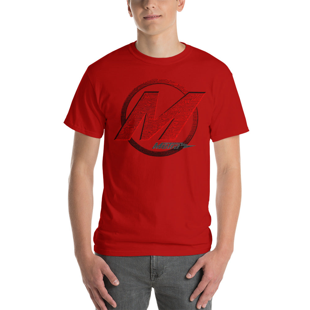 Metra M's Red-Short Sleeve T-Shirt