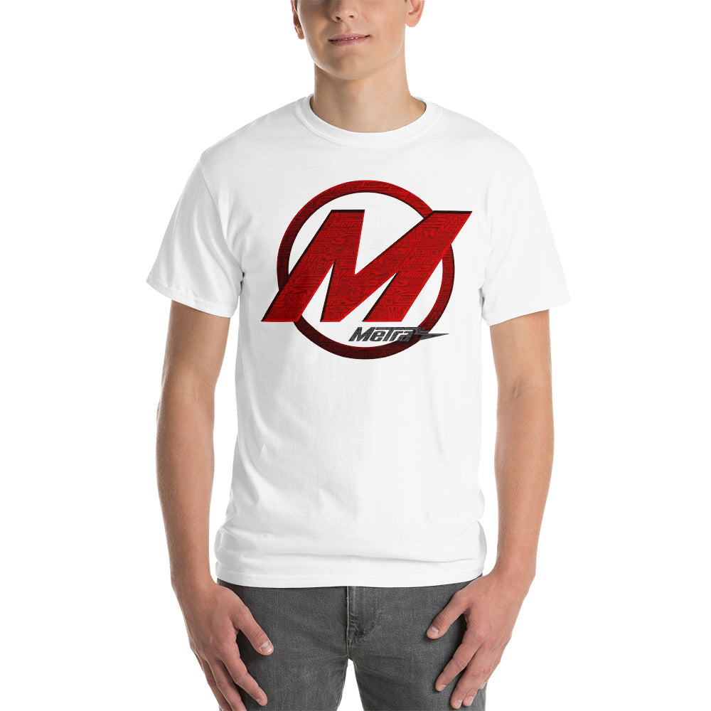 Metra M's Red-Short Sleeve T-Shirt