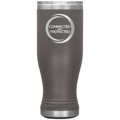 Connected And Protected-20oz BOHO Insulated Tumbler