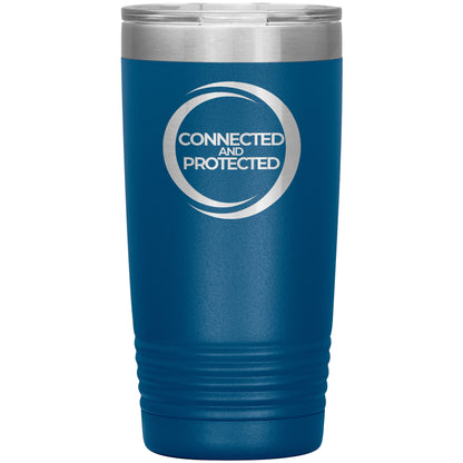 Connected And Protected-20oz Insulated Tumbler