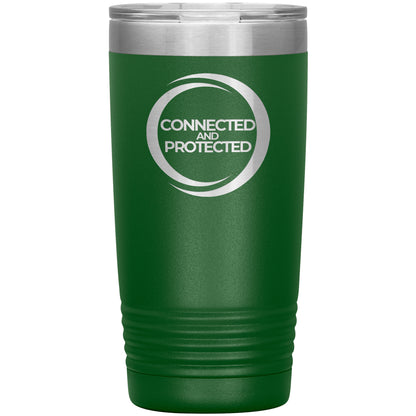 Connected And Protected-20oz Insulated Tumbler