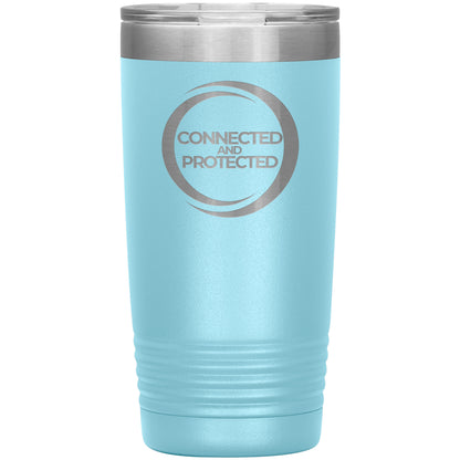 Connected And Protected-20oz Insulated Tumbler