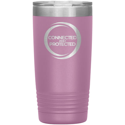 Connected And Protected-20oz Insulated Tumbler