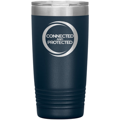 Connected And Protected-20oz Insulated Tumbler