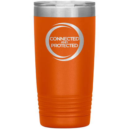 Connected And Protected-20oz Insulated Tumbler