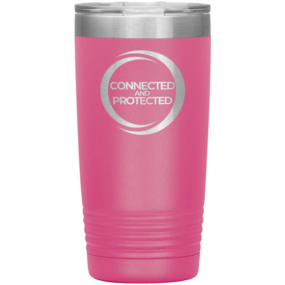 Connected And Protected-20oz Insulated Tumbler