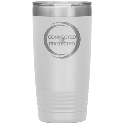 Connected And Protected-20oz Insulated Tumbler