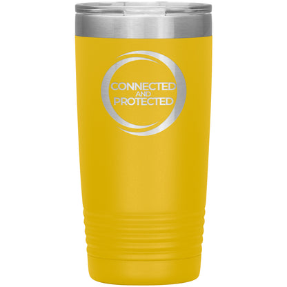 Connected And Protected-20oz Insulated Tumbler