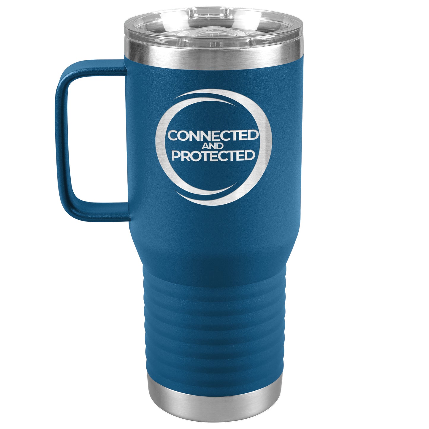 Connected And Protected-20oz Travel Tumbler