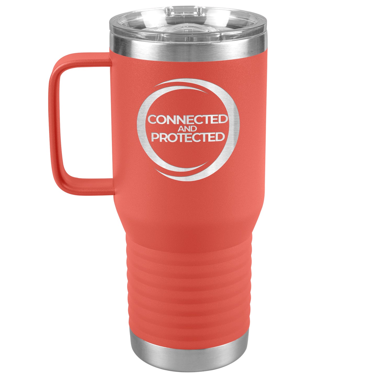 Connected And Protected-20oz Travel Tumbler