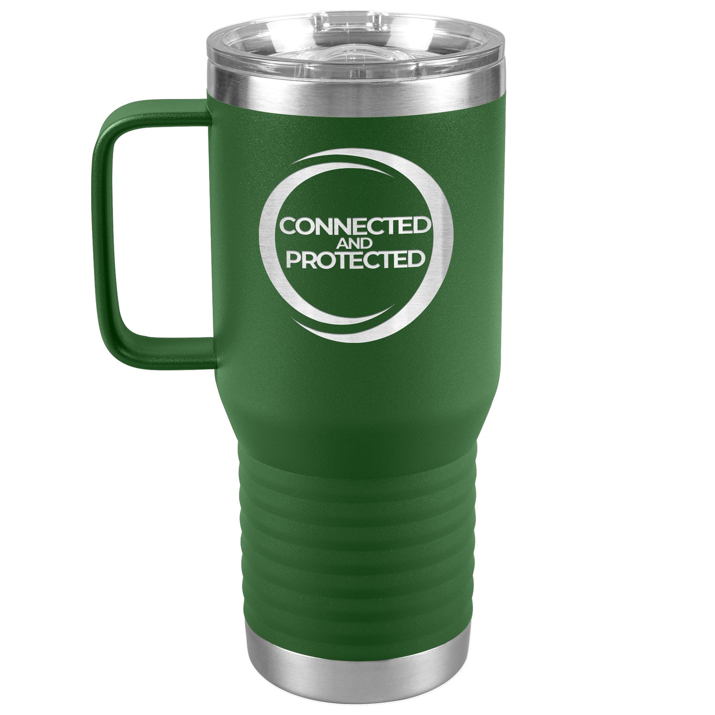 Connected And Protected-20oz Travel Tumbler