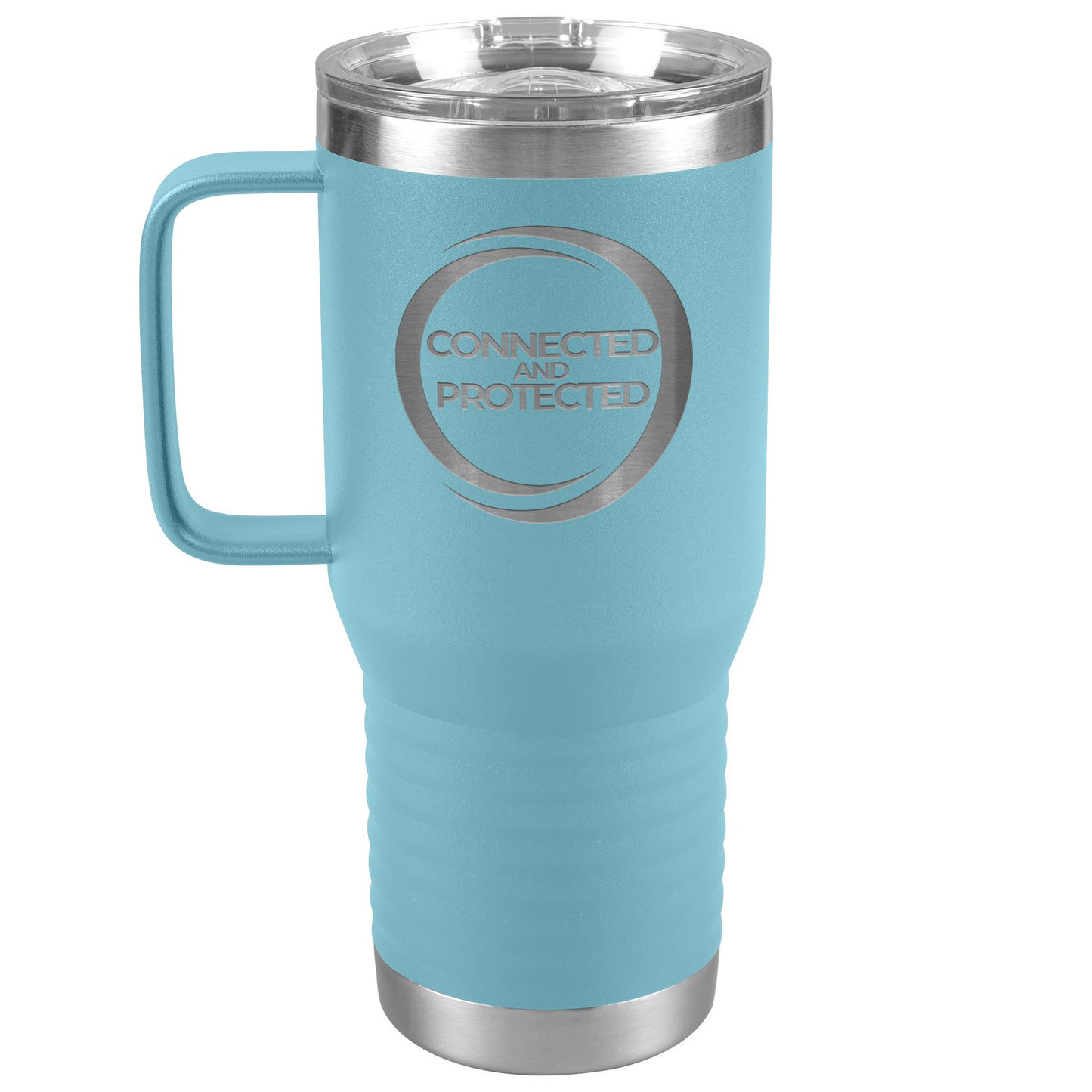 Connected And Protected-20oz Travel Tumbler