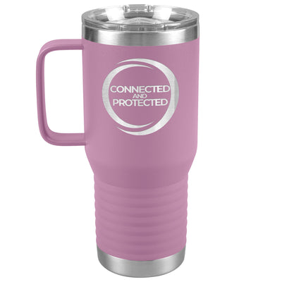 Connected And Protected-20oz Travel Tumbler