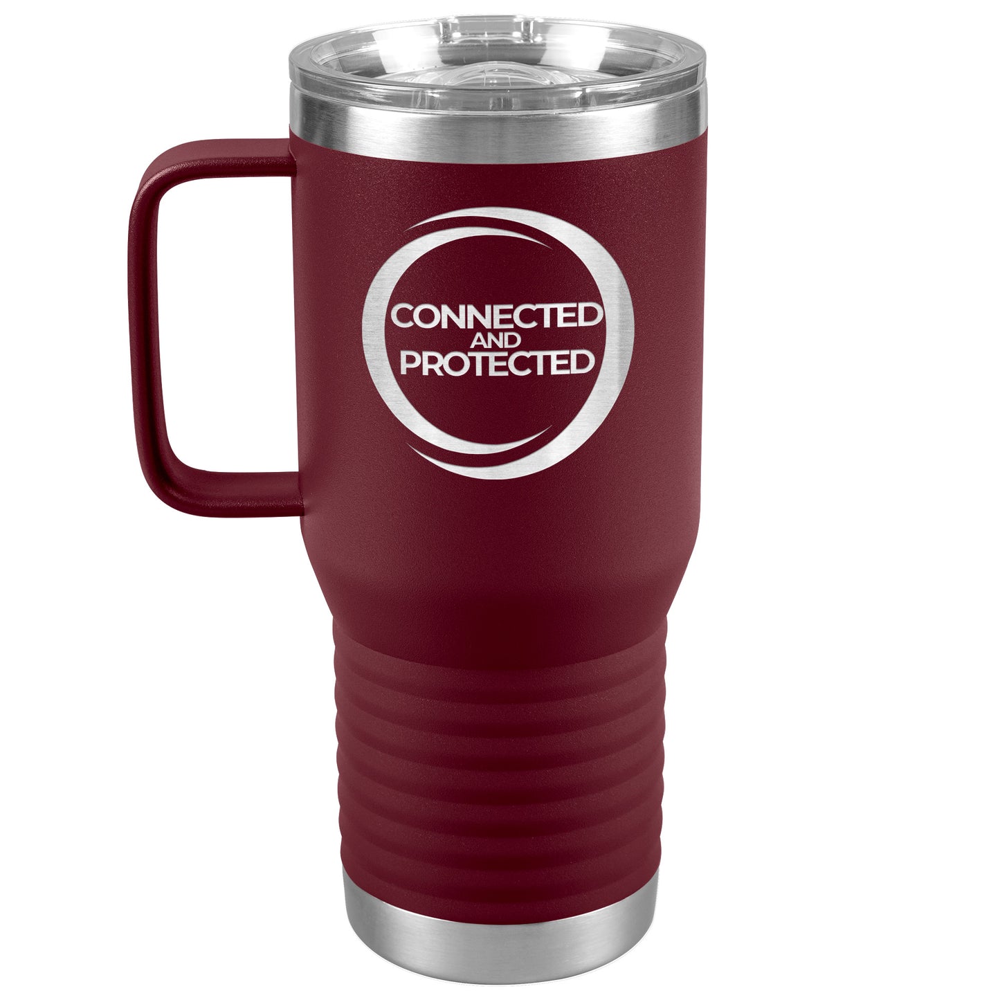 Connected And Protected-20oz Travel Tumbler