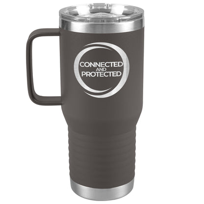 Connected And Protected-20oz Travel Tumbler